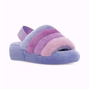 UGG Fluff Yeah Sheepskin Slingback Slippers